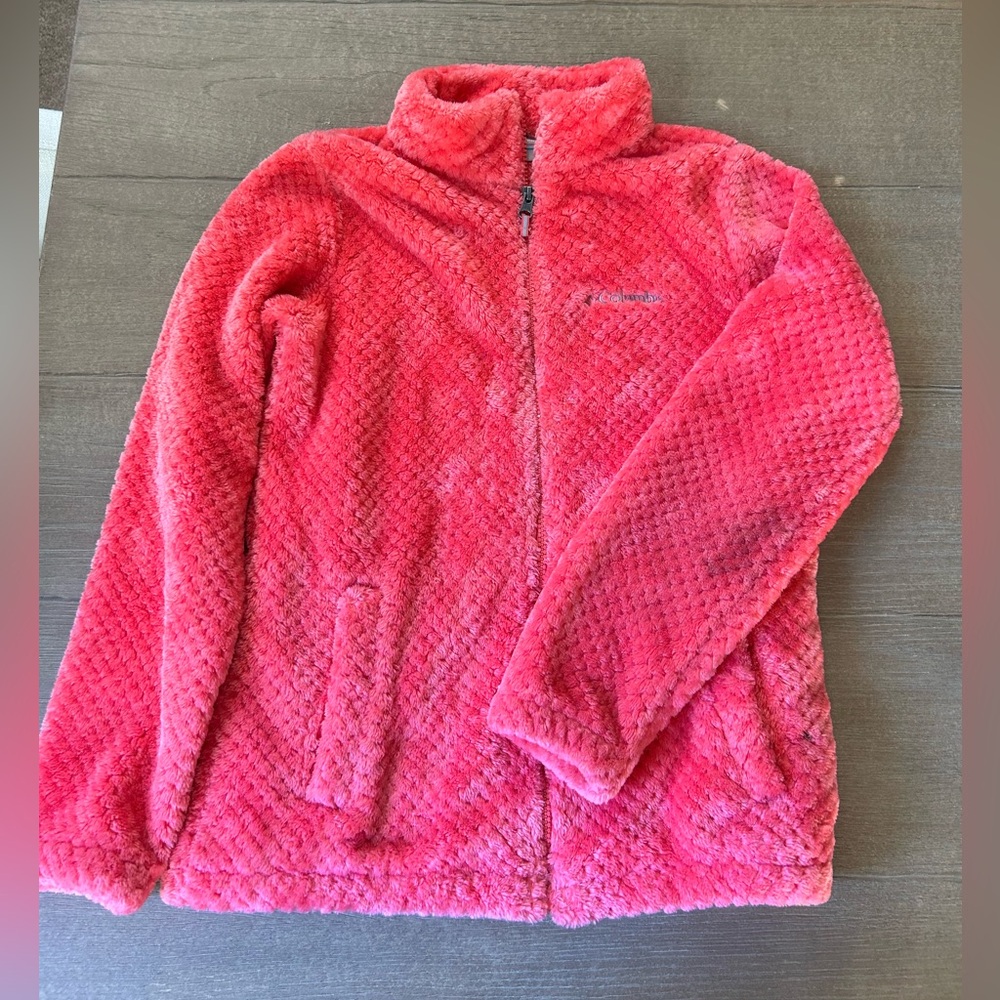 Girl’s Columbia Coral Fleece Jacket size large
